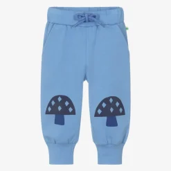 The Bonniemob Blue Organic Cotton Baby Joggers Hot