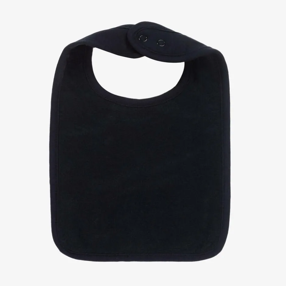 NAME IT Blue Organic Cotton Festive Motif Bib Best