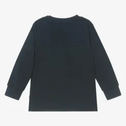 Molo Blue Organic Cotton Polar Bear Top Best