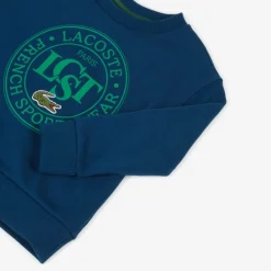 Lacoste Blue Organic Cotton Sweatshirt Online