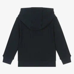 Lacoste Blue Organic Cotton Zip-Up Hoodie Online