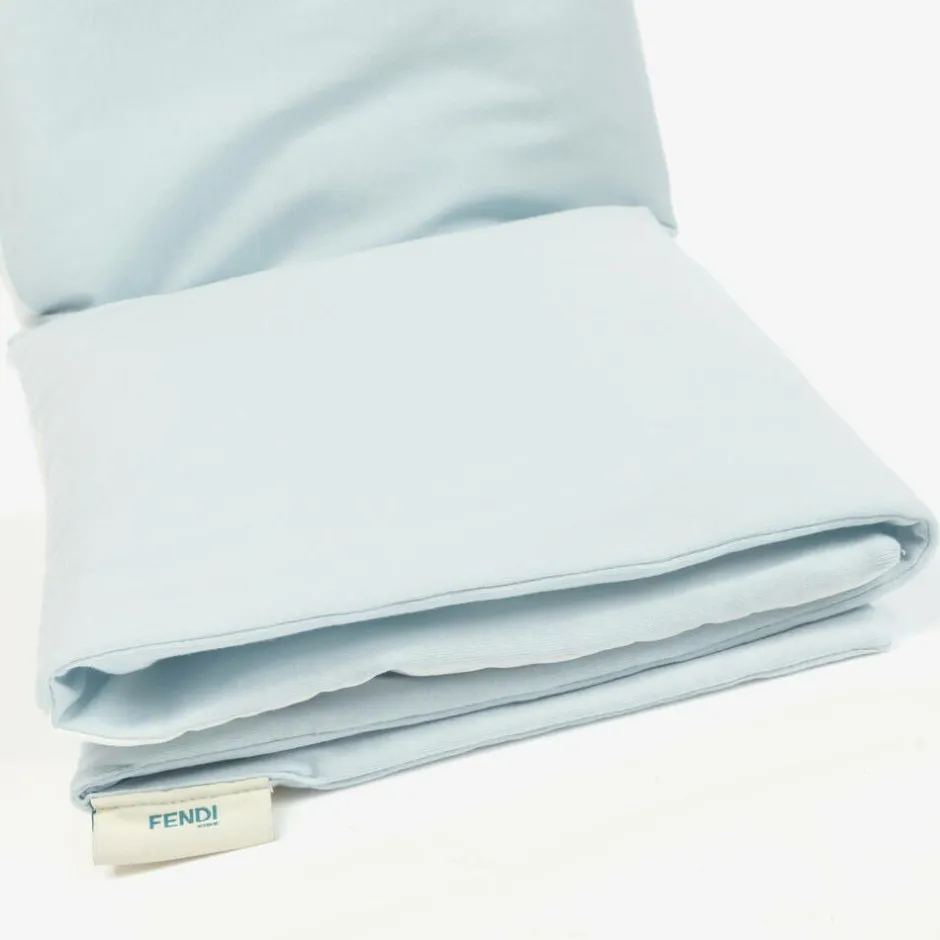 Fendi Blue Padded Cotton Blanket (83cm) Sale