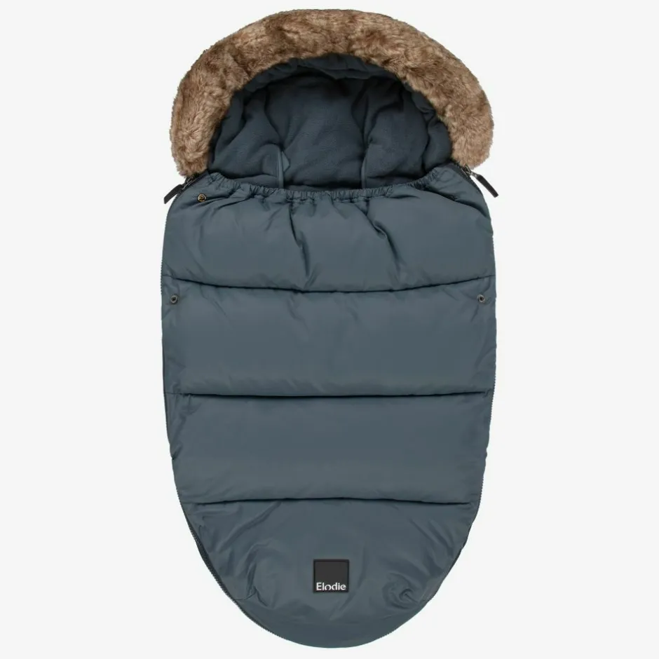 Elodie Blue Padded Footmuff (95cm)