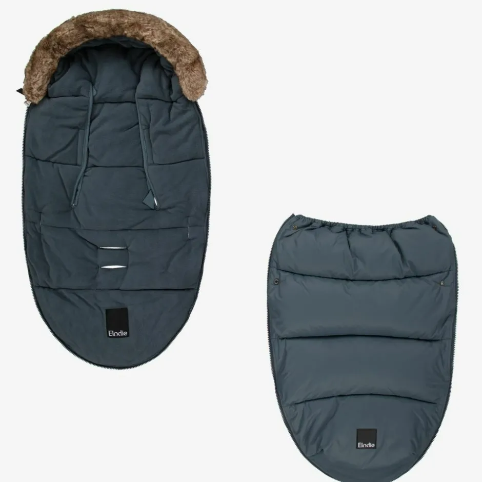 Elodie Blue Padded Footmuff (95cm)