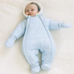 Emile et Rose Blue Padded Snowsuit Discount