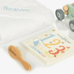 The Baby Gifting Company Blue Personalised Lullaby Hamper New