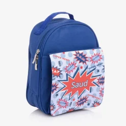 Treat Republic Blue Personalised Superhero Lunch Bag (24cm)