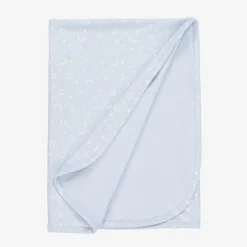 Kissy Kissy Blue Pima Cotton Crescent Moonlight Blanket (73cm) Hot
