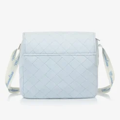 Monnalisa Blue Quilted Cotton Changing Bag (33cm) Discount