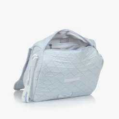 Monnalisa Blue Quilted Cotton Changing Bag (33cm) Discount