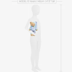 Powell Craft Blue Stripe Pyjama Teddy Bear (34cm) Outlet