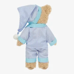 Powell Craft Blue Stripe Pyjama Teddy Bear (34cm) Outlet