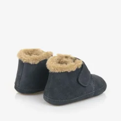 Old Soles Blue Suede Leather First Walker Shoes Discount