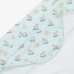 My Little Pie Blue Supima Cotton Rocking Horse Blanket (80cm) New