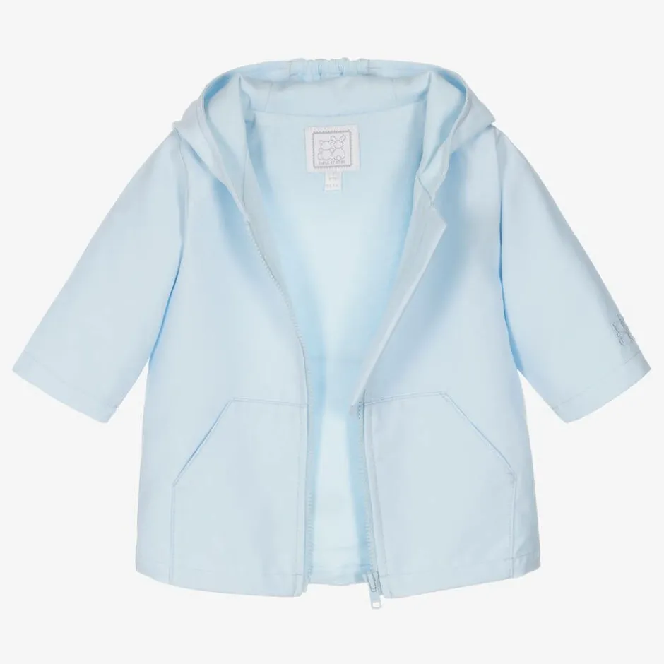 Emile et Rose Blue Teddy Bear Baby Jacket Clearance