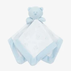 Emile et Rose Blue Teddy Bear Cotton Doudou (30cm) Best