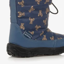 Falcotto by Naturino Blue Teddy Bear Snow Boots Best
