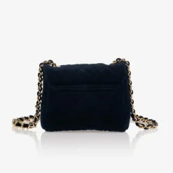 Milledeux Blue Velvet Quilted Bag (13cm) Sale