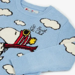 MC2 Saint Barth Blue Wool & Cashmere Peanuts© Jumper