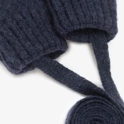 Jamiks Blue Wool & Cashmere Baby Mittens New