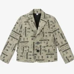 Burberry Boys Archive Beige Twill Blazer ArchiveBeigeW23 Hot