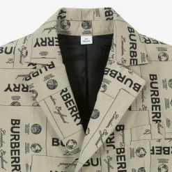 Burberry Boys Archive Beige Twill Blazer ArchiveBeigeW23 Hot