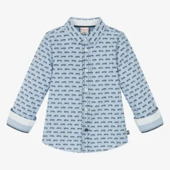 Boboli Boys Beige & Blue Needlecord Trouser Set New