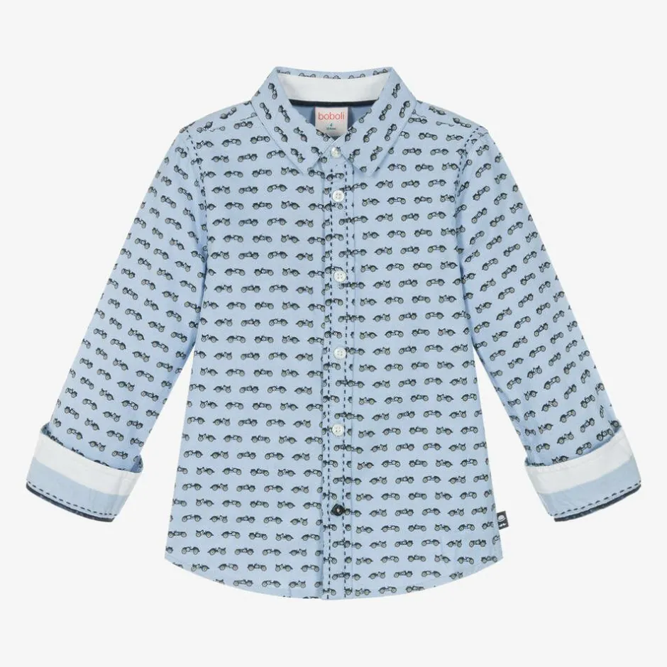 Boboli Boys Beige & Blue Needlecord Trouser Set New