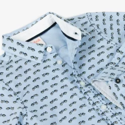 Boboli Boys Beige & Blue Needlecord Trouser Set New