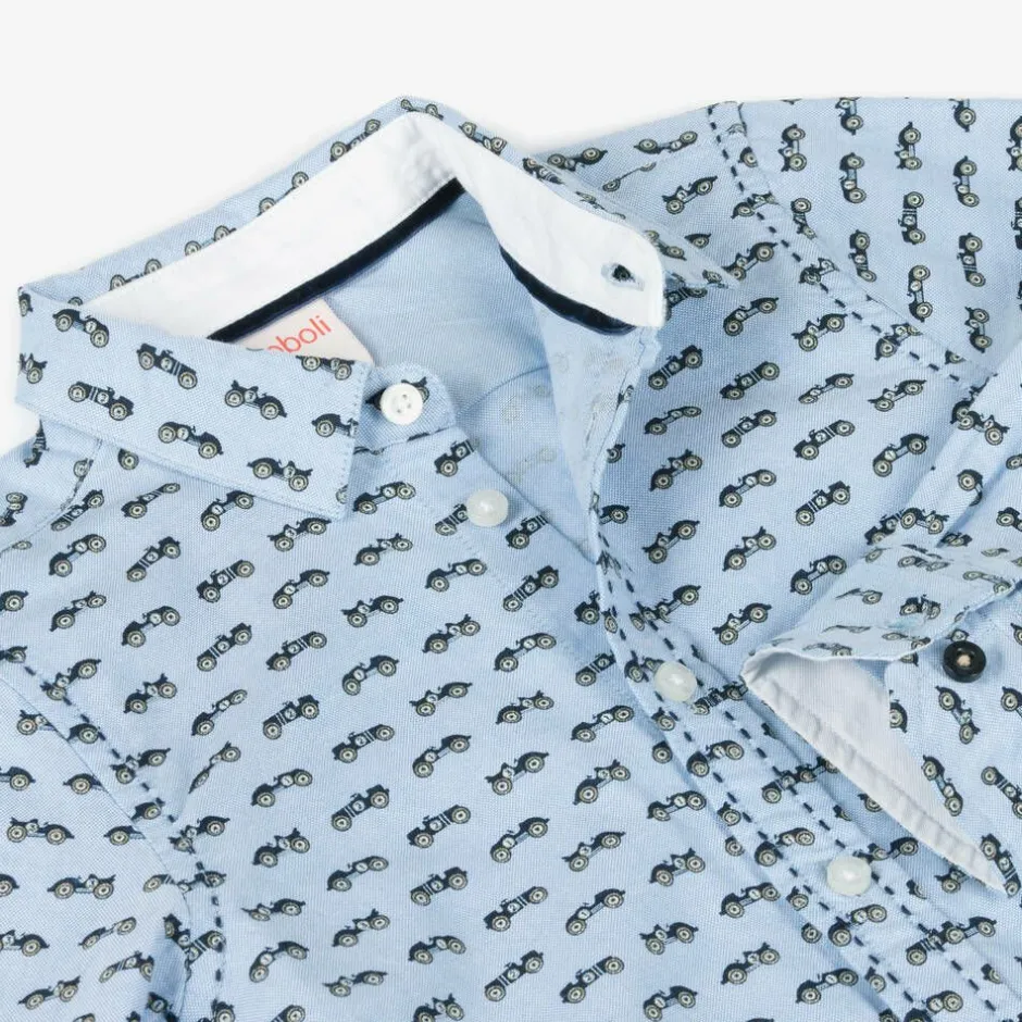 Boboli Boys Beige & Blue Needlecord Trouser Set New