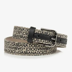 Dolce amp; Gabbana Boys Beige Canvas Belt Sale
