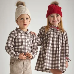 Babidu Boys Beige Corduroy Trouser Set Online