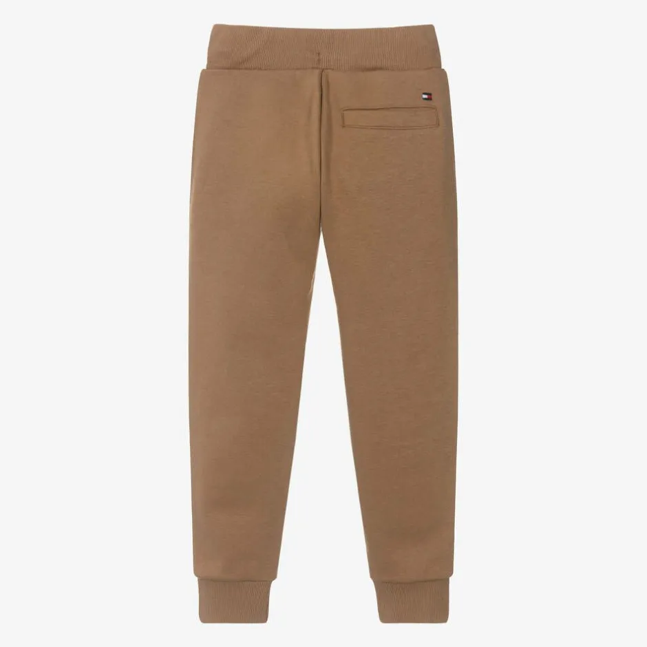 Tommy Hilfiger Boys Beige Cotton Joggers