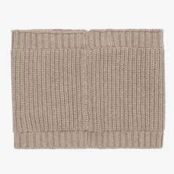 Mayoral Boys Beige Cotton Knit Snood