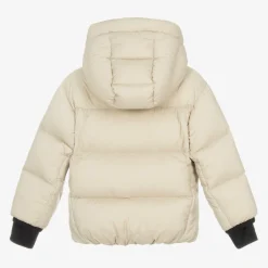 Moncler Enfant Boys Beige Down Padded Mandres Ski Jacket