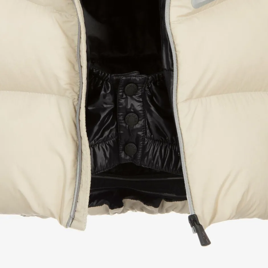 Moncler Enfant Boys Beige Down Padded Mandres Ski Jacket