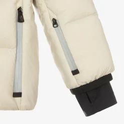 Moncler Enfant Boys Beige Down Padded Mandres Ski Jacket