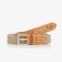 Il Gufo Boys Beige Elasticated Belt Clearance