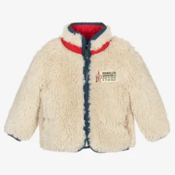 Moncler Enfant Boys Beige Fleece & Down Reversible Jacket Best