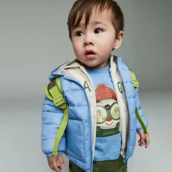 Mayoral Boys Beige Marl Zip-Up Hooded Top