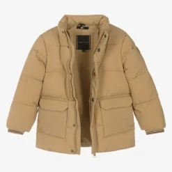 Tommy Hilfiger Boys Beige Puffer Coat Hot