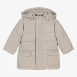 Tutto Piccolo Boys Beige Puffer Coat Discount