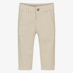 Mayoral Boys Beige Slim Fit Chino Trousers Discount