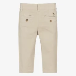Mayoral Boys Beige Slim Fit Chino Trousers Discount