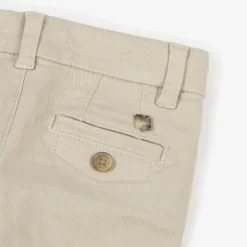 Mayoral Boys Beige Slim Fit Chino Trousers Discount