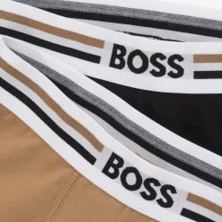 BOSS Boys Black & Beige Boxer Shorts (2 Pack) Discount