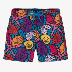 Vilebrequin Boys Black & Blue Seashell Swim Shorts Sale