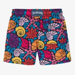 Vilebrequin Boys Black & Blue Seashell Swim Shorts Sale