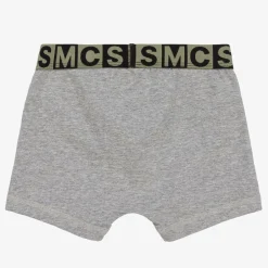 Stella McCartney Kids Boys Black & Grey Boxer Shorts (2 Pack) Clearance