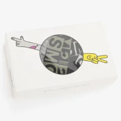 Stella McCartney Kids Boys Black & Grey Boxer Shorts (2 Pack) Clearance